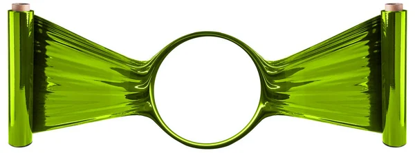 Yeşil streç film rulo  