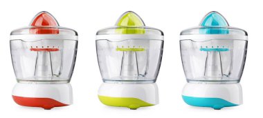 Renkli elektrik turuncu meyve sıkacağı  