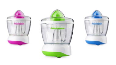 Renkli elektrik turuncu meyve sıkacağı  