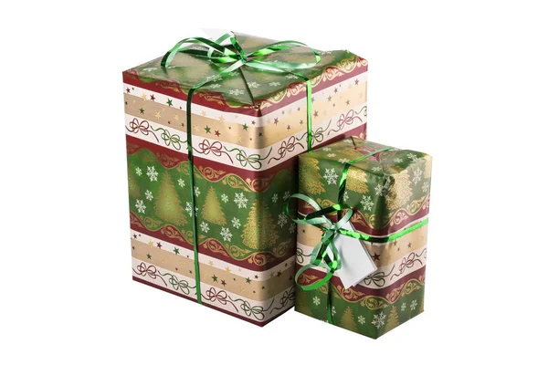 Piękne kolorowe Christmas gift — Zdjęcie stockowe