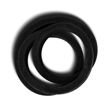 Tarım makineleri için V şekilli kemer, traktör yedek parçası, su pompası ve elektrik jeneratörü için sürüş teçhizatı gölgeli beyaz arka plana yerleştirilmiş