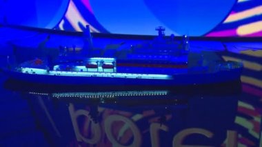 Rus Expo 2017 pavilion modelinde gemi