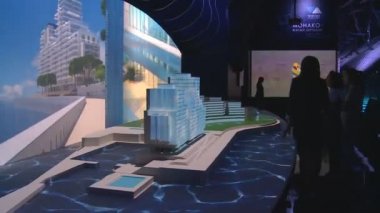 Monaco Expo 2017 pavilion insanlarda turizm