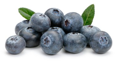 Yapraklı taze yaban mersini.