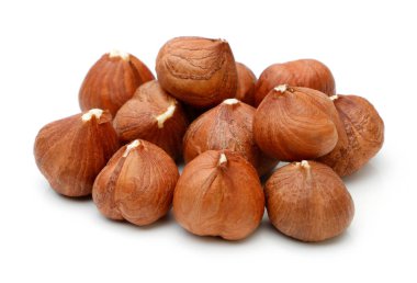 İzole fındık yığını