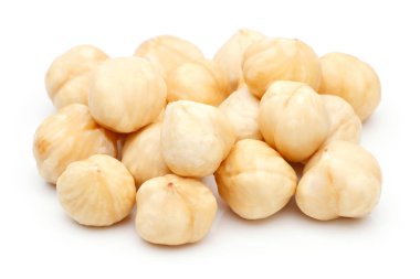 İzole fındık yığını