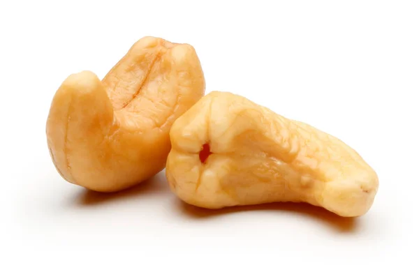 Cashewnuss isoliert — Stockfoto