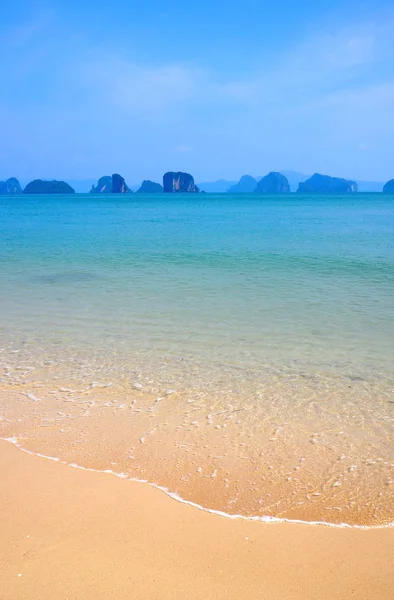 Crystal Clean Water White Beach — Stock Photo, Image