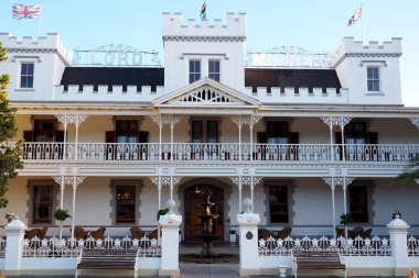 Ünlü Lord Milner Hotel Matjiesfontein, Karoo, Güney Afrika