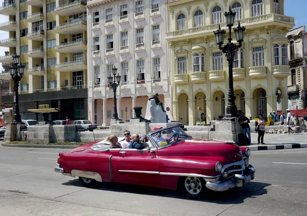 Avana Cuba Giugno 2016 Vecchia Auto Nel Centro Avana Cuba — Foto Stock