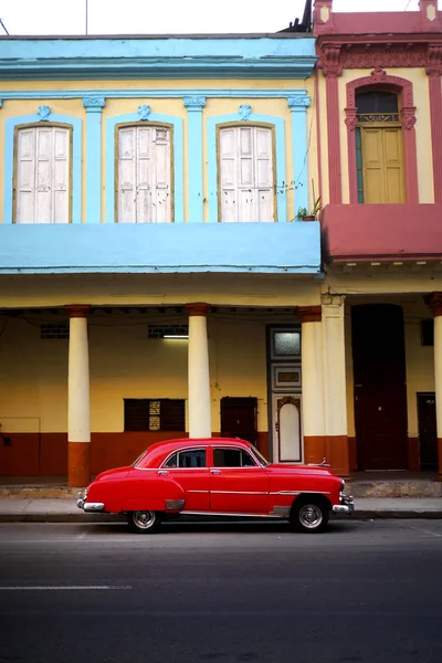 Havana Cuba Junho 2016 Velho Carro Centro Havana Cuba — Fotografia de Stock