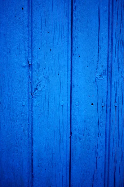 Texturizado Puerta Azul Pintado Encima — Foto de Stock