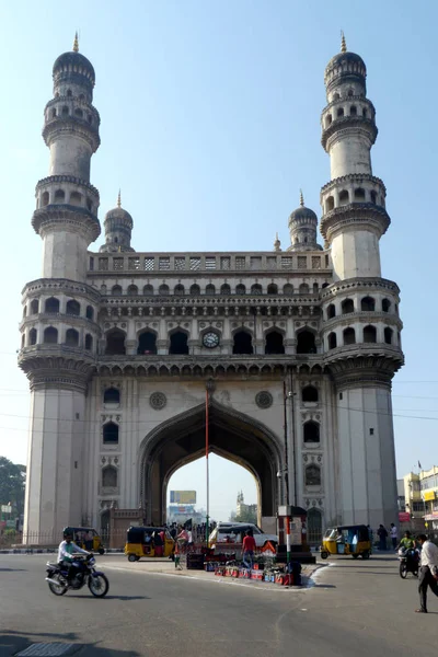 Charminar Hyderabad India 2015 Október Charminar Emlékmű Hyderabad India — Stock Fotó