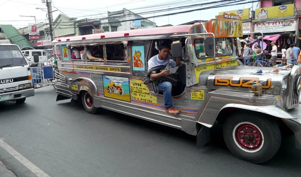 Трафік Манілі Філіппіни — стокове фото