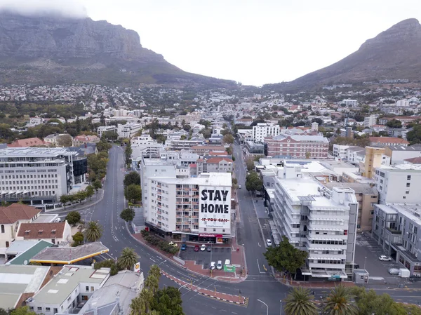 Cidade Cabo África Sul Abril 2020 Ruas Vazias Cidade Cabo — Fotografia de Stock