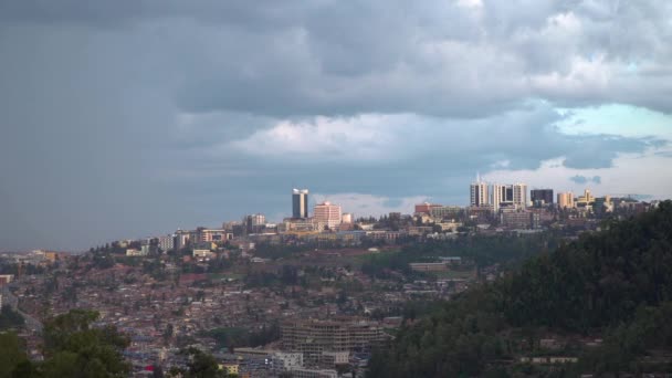 Kigali Stolica Rwandy Afryce Środkowej — Wideo stockowe