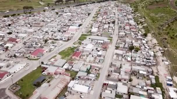 南非空中俯瞰城镇 — 图库视频影像