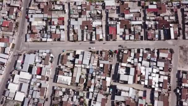 Kota Udara Atas Kepala Kota Afrika Selatan — Stok Video
