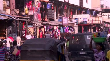 Lagos şehir merkezi, Nijerya, taksiler ve sıkışıklık