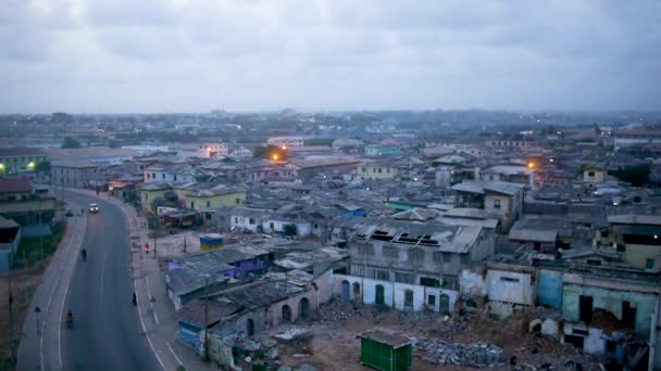 Küstenregion Accra Hauptstadt Von Ghana — Stockvideo