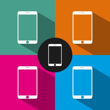 Telefon Düz Simgesi