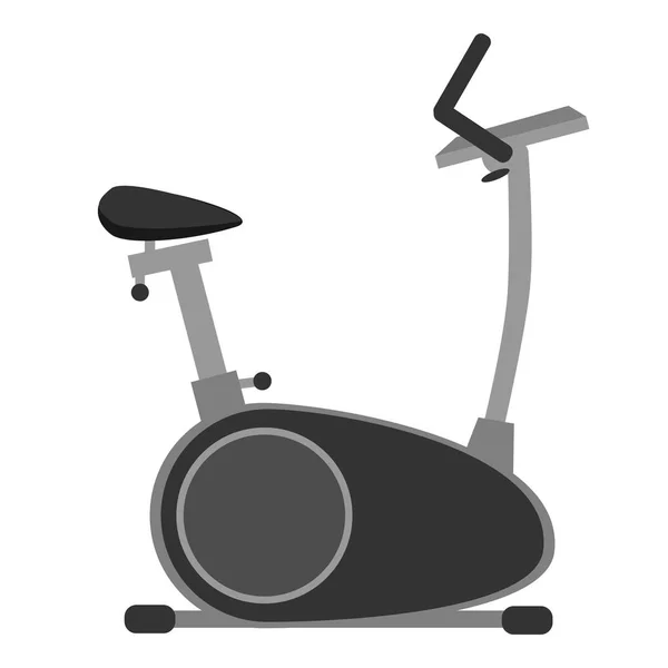 Bicicleta de exercício cinza —  Vetores de Stock