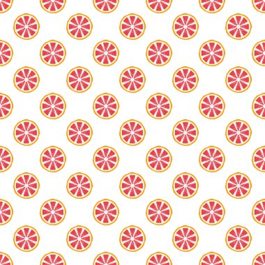 Renkli greyfurt desen