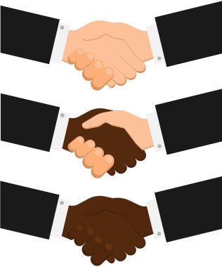 Üç farklı el sıkışma