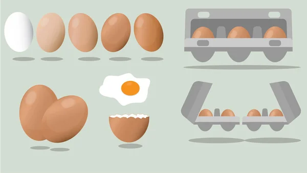 別の卵を大きく設定 — ストックベクタ