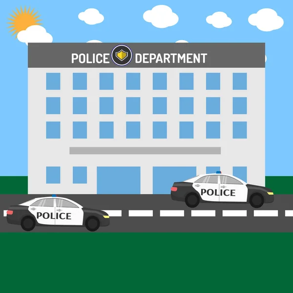 警察署の建物 — ストックベクタ