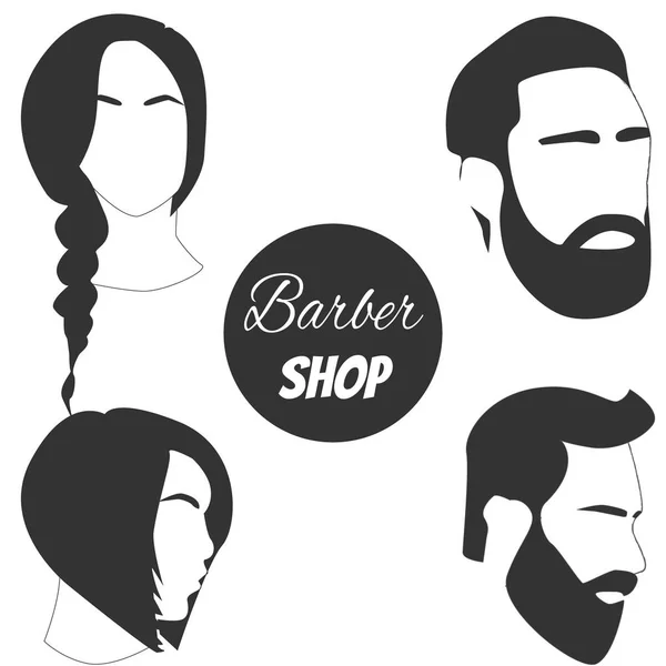 Barbershop logo isolated — Stock Vector
