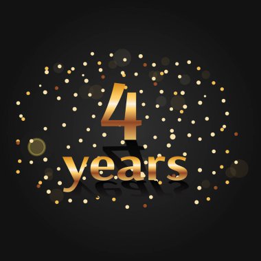 Dört yıl tebrik kartı