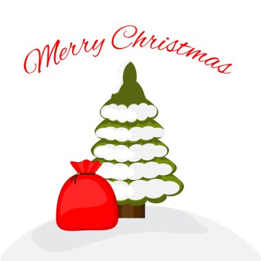 Hediye ile Noel ağaçları