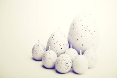 Paskalya arka plan beyaz