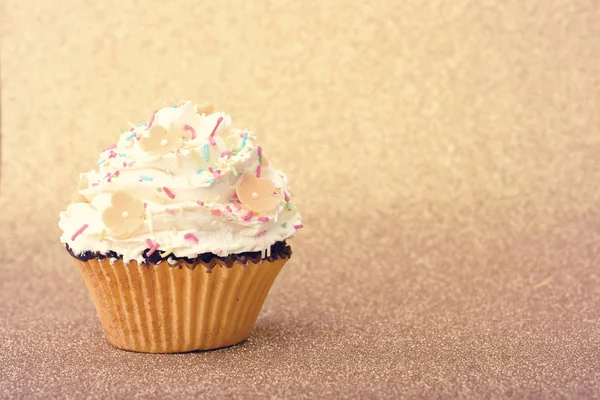 Vintage Retro doce Cupcake — Fotografia de Stock