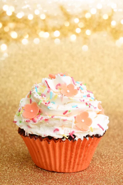 Vintage Retro doce Cupcake — Fotografia de Stock