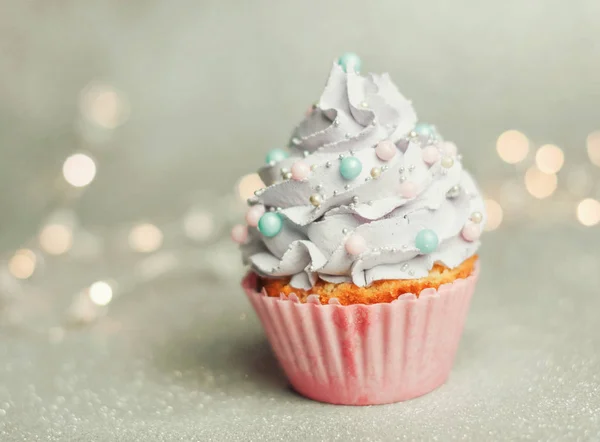 Söt Ser Pastell Cupcake — Stockfoto