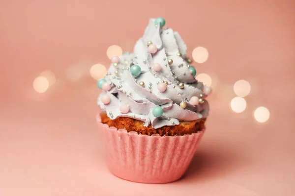 Bonito Aspecto Pastel Cupcake —  Fotos de Stock