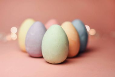 Şirin yumurta. Paskalya arka plan