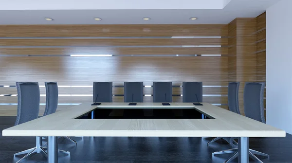 Interior of the modern office in the highlands. 3d rendering. — Stock Photo, Image