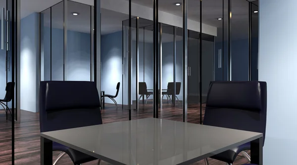 Meeting room. The Conceptual offices. Office array. 3d rendering — ストック写真