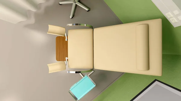 Prenatal room. Hospital. 3D rendering — Stock Photo, Image