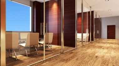 Ofis iç. 3D render