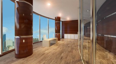 Office bir çok katlı binada Direktörü.