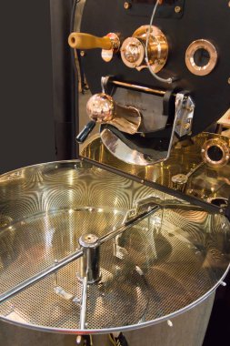 Endüstriyel kahve makinesi. üretim