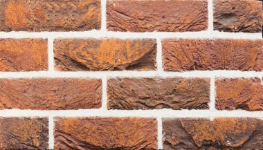 Doku doğal tuğla. Malzemeler karşı karşıya