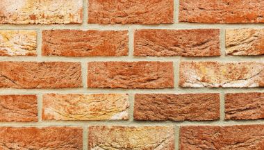 Doku doğal tuğla. Malzemeler karşı karşıya