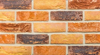 Doku doğal tuğla. Malzemeler karşı karşıya