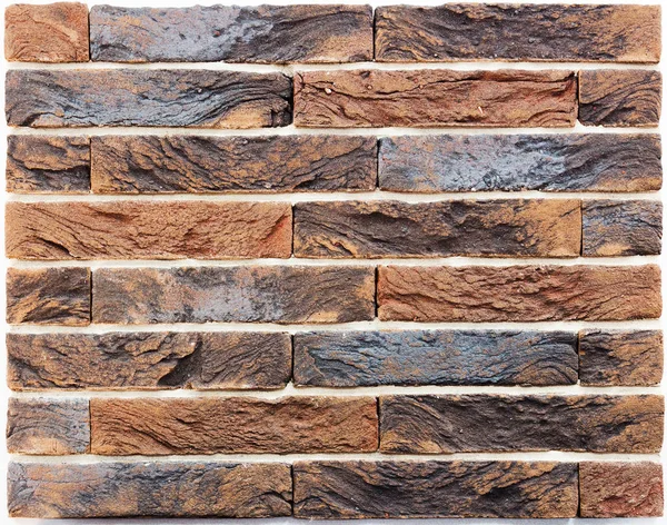 Doku doğal tuğla. Malzemeler karşı karşıya