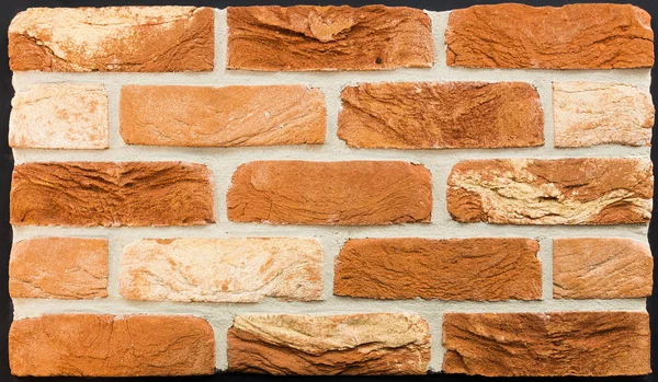 Doku doğal tuğla. Malzemeler karşı karşıya